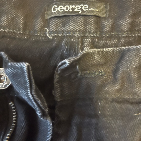 George men’s black denim 38”x32” - Picture 2 of 2
